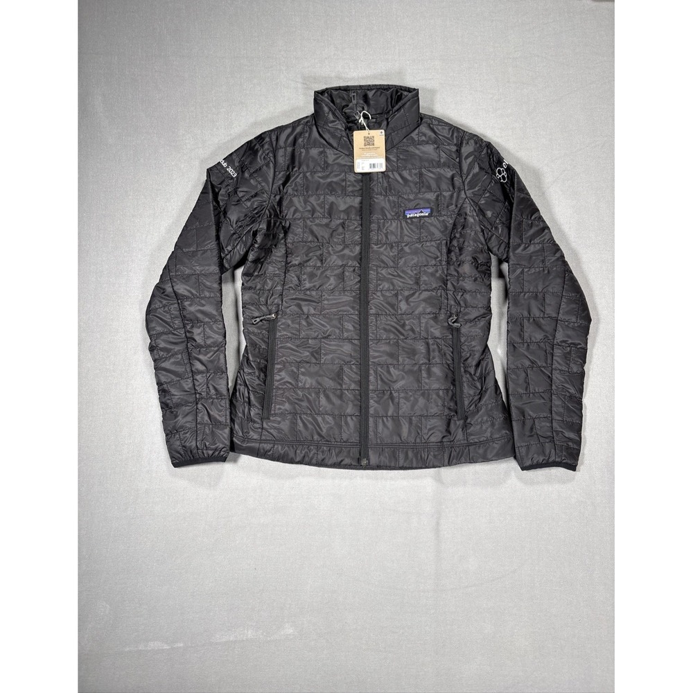 Patagonia Nano Puff Jacket Womens Small Black Lightweight Quilted Gorpcore